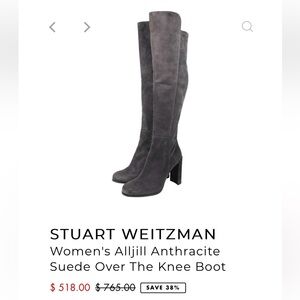 Stuart Weitzman All Jill Suede boots size 9